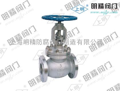 上明牌UZ41H金属硬密封美标柱塞阀