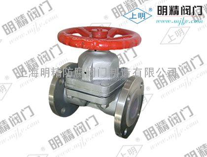 G41F46-16C衬氟堰式隔膜阀