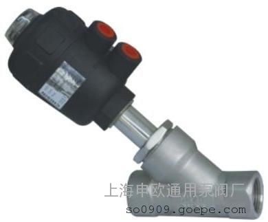 Y615W-16P-DN20内螺纹气动角座阀