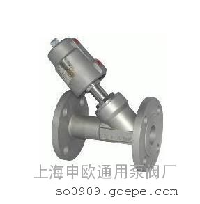 Y645W-16P-DN40全不锈钢法兰式气动角座阀