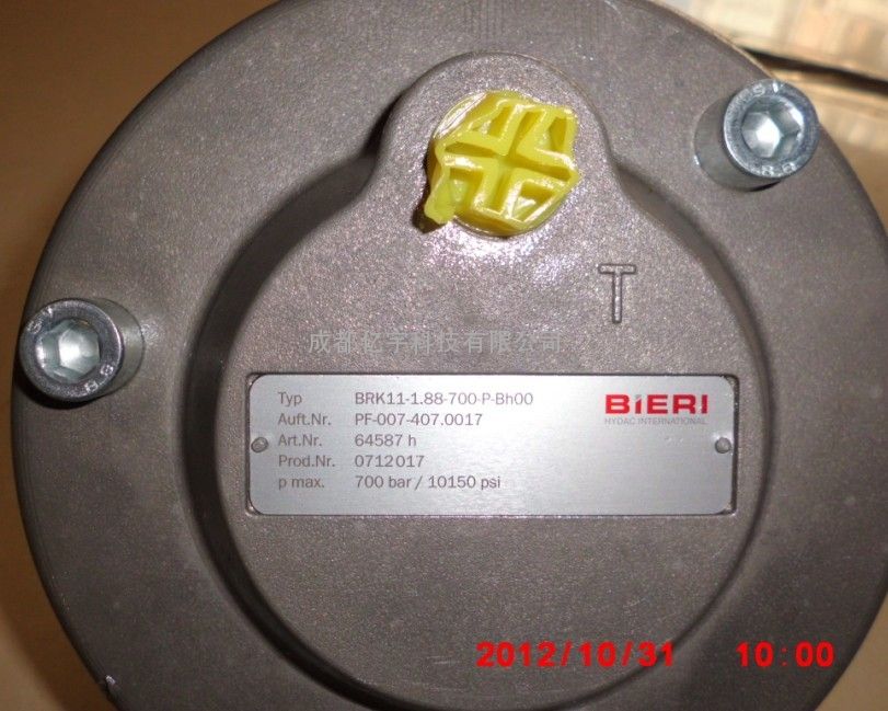 瑞士比利BRK11-0,79-700-E-B*02柱塞泵