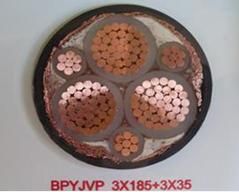 屏蔽电缆YJVP 3*185+1*95