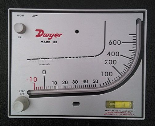 方形压差计Dwyer MARK II红油差压计/压差仪