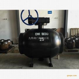 全焊接球閥Q367F九特閥門縮徑通徑加長桿埋地式