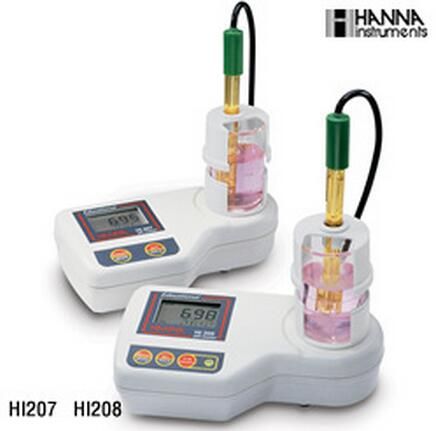 哈纳HI208微电脑酸度pH-温度°C测定仪