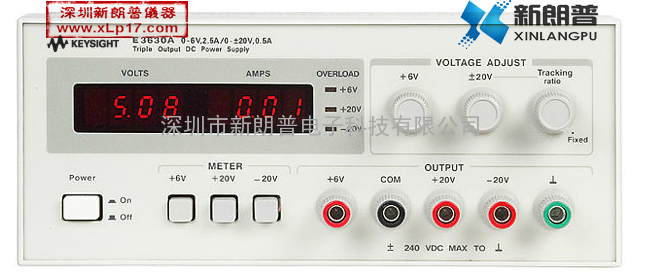 是德丨35W6V2.5A三路输出电源E3630A