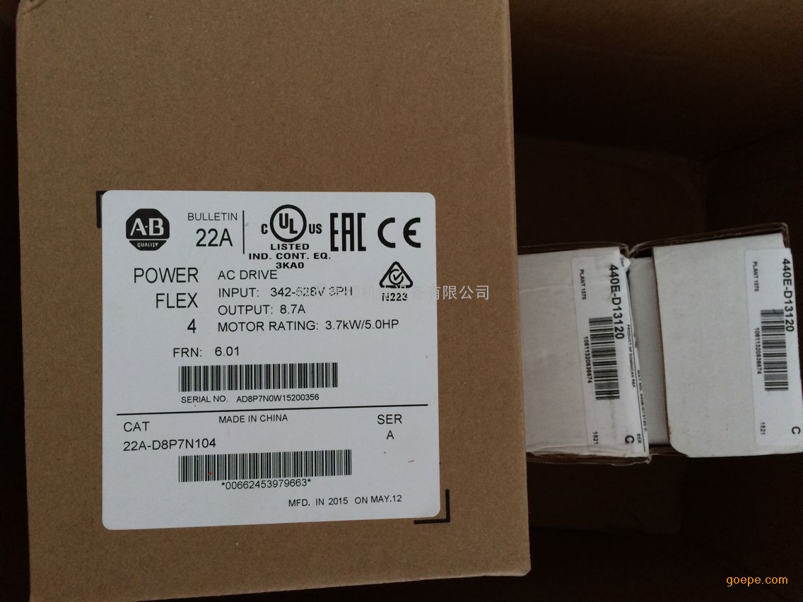 3.7KW交流变频器22A-D8P7N104
