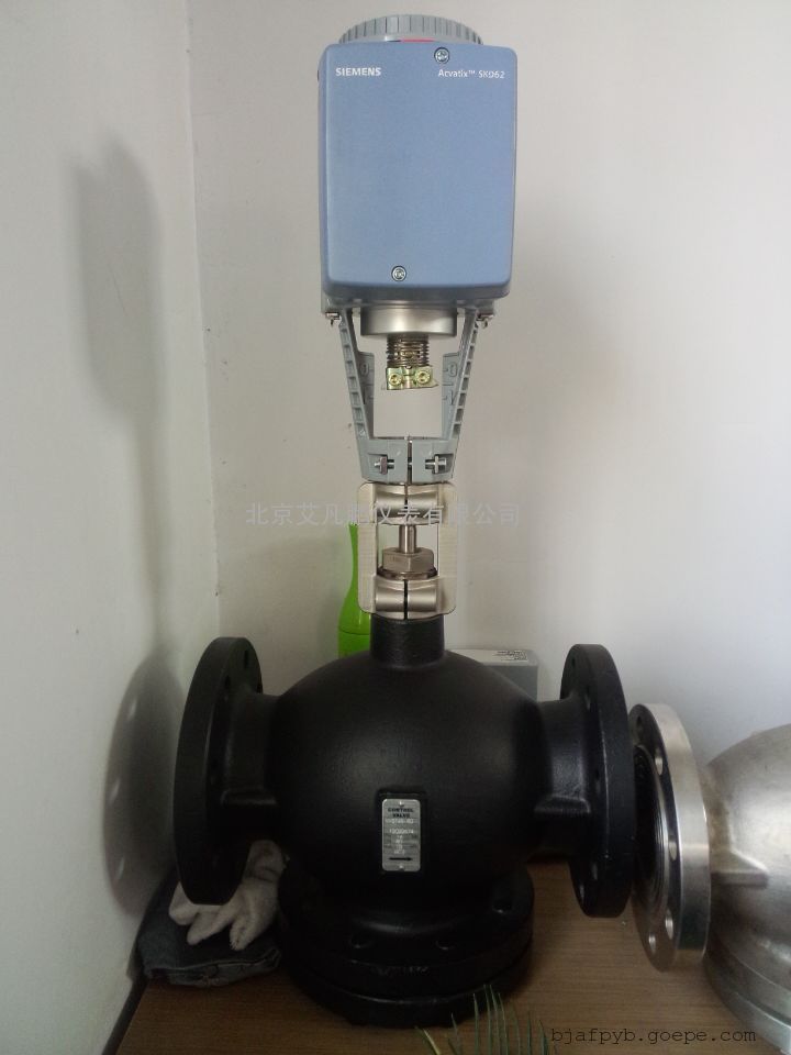 西门子VVF53.50-40 法兰连接二通调节阀 DN50蒸汽阀德国