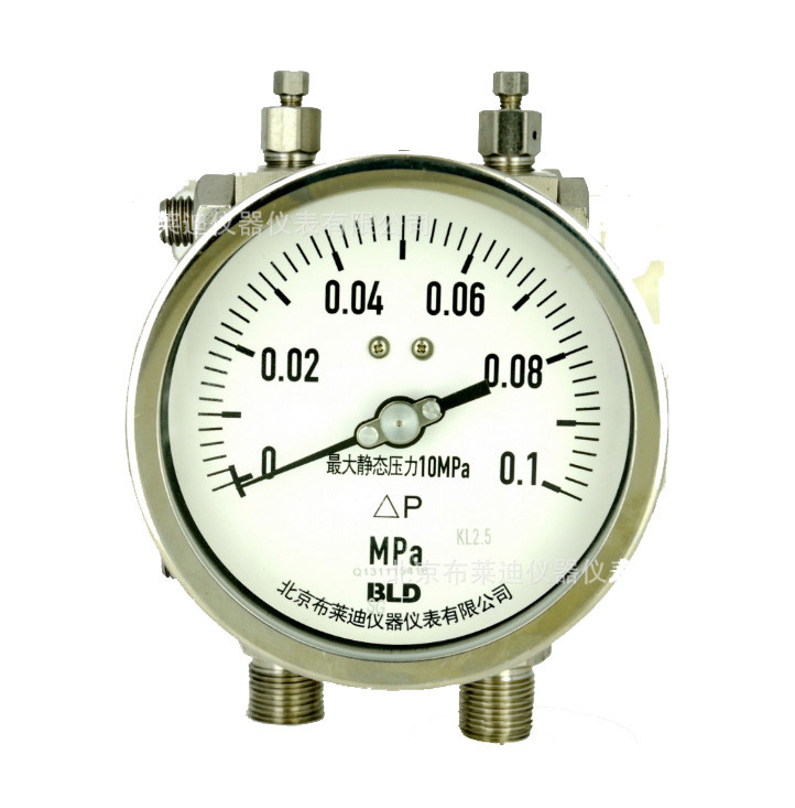 双膜片式高静压差压表YCA-100布莱迪 性能稳定、坚固耐用
