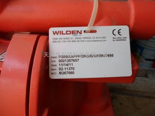 Wilden威尔顿P200/AAPPP/WFS/TF/SWF气动双隔膜泵