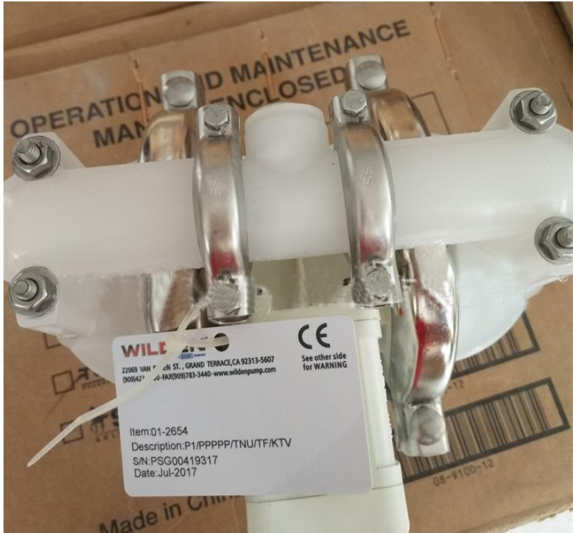美国WILDEN威尔顿气动隔膜泵 P1/PPPPP/TNU/TF/PTV -1/2寸塑料泵