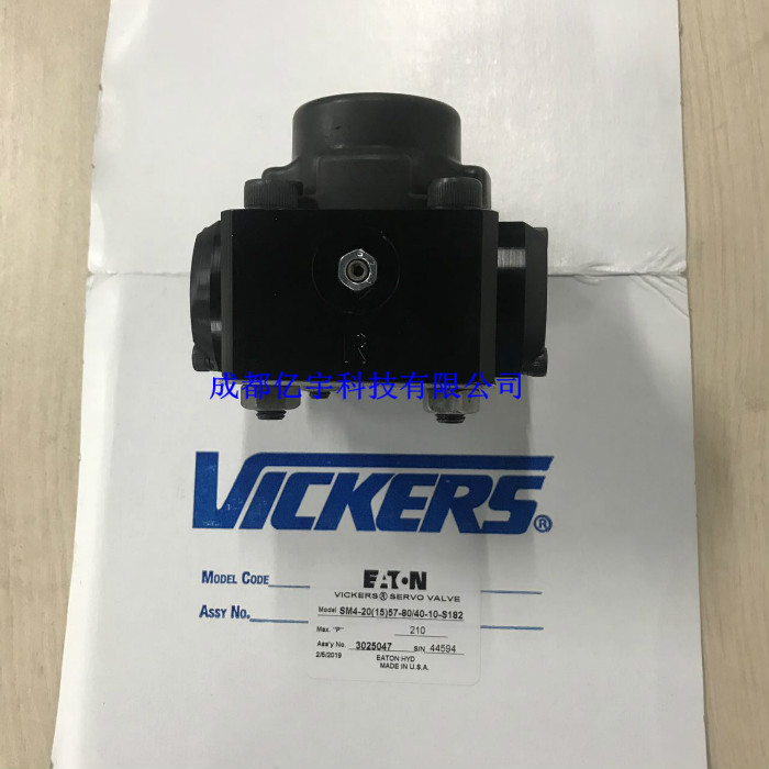 美国VICKERS伺服阀SM4-40(40)151-80/40-10-H919H正品原装