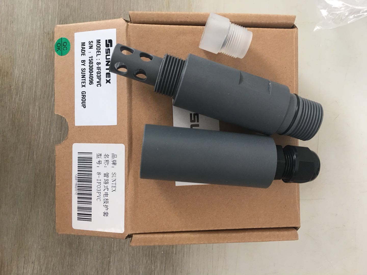上泰管路式电极护套8-IF03CPVC 玻璃电极管路式护套