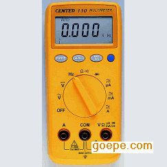 台湾群特CENTER110数位式万用表