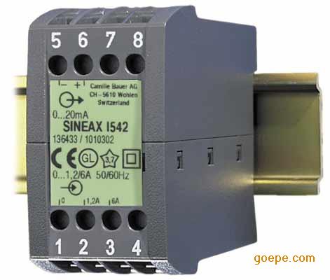 SINEAX I542电流变送器，I542