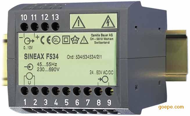 SINEAX F534频率变送器，F534